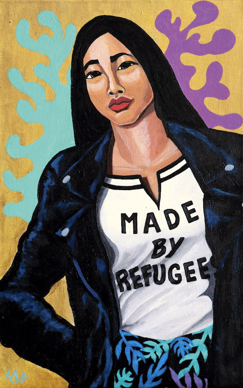 Made By Refugees | Acrylic 11"x17"