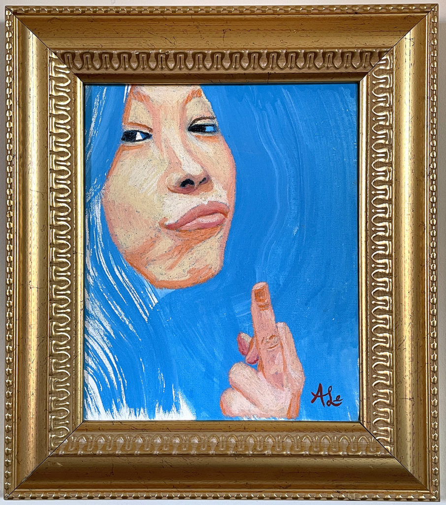 Awkwa-finger framed by Anthony Le