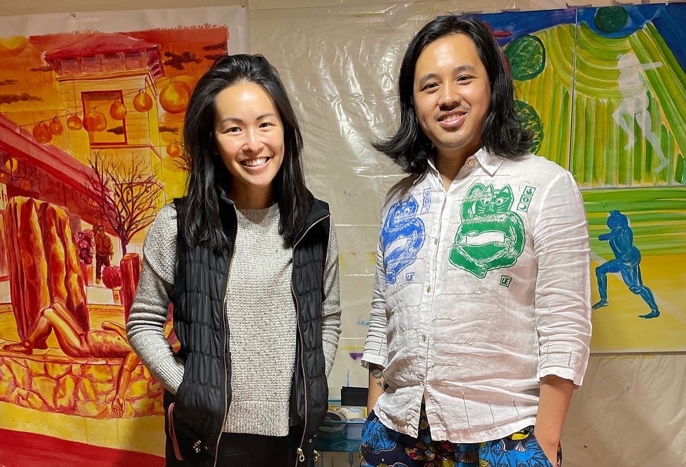 Aimee Cho visited my home studio (2022) | Courtesy Anthony Le