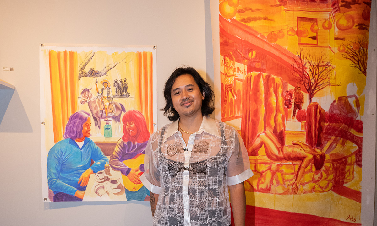 Anthony Le at Summer Daydream exhibition (2022) | Photo by Jerome Thomas