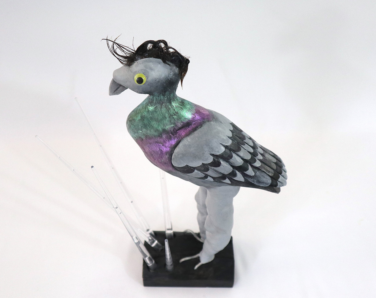 Pigeon Legs (2023) sculpture by The Model Mutiny Art Collective