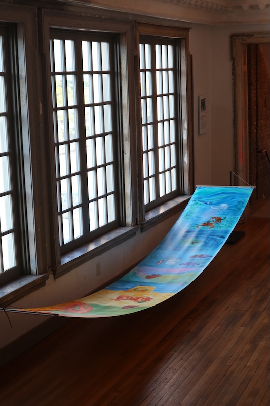“The Return Of Y’all” at Asia North group exhibition at the Parkway Theater Tea Room (2026) | Photo courtesy Anthony Le