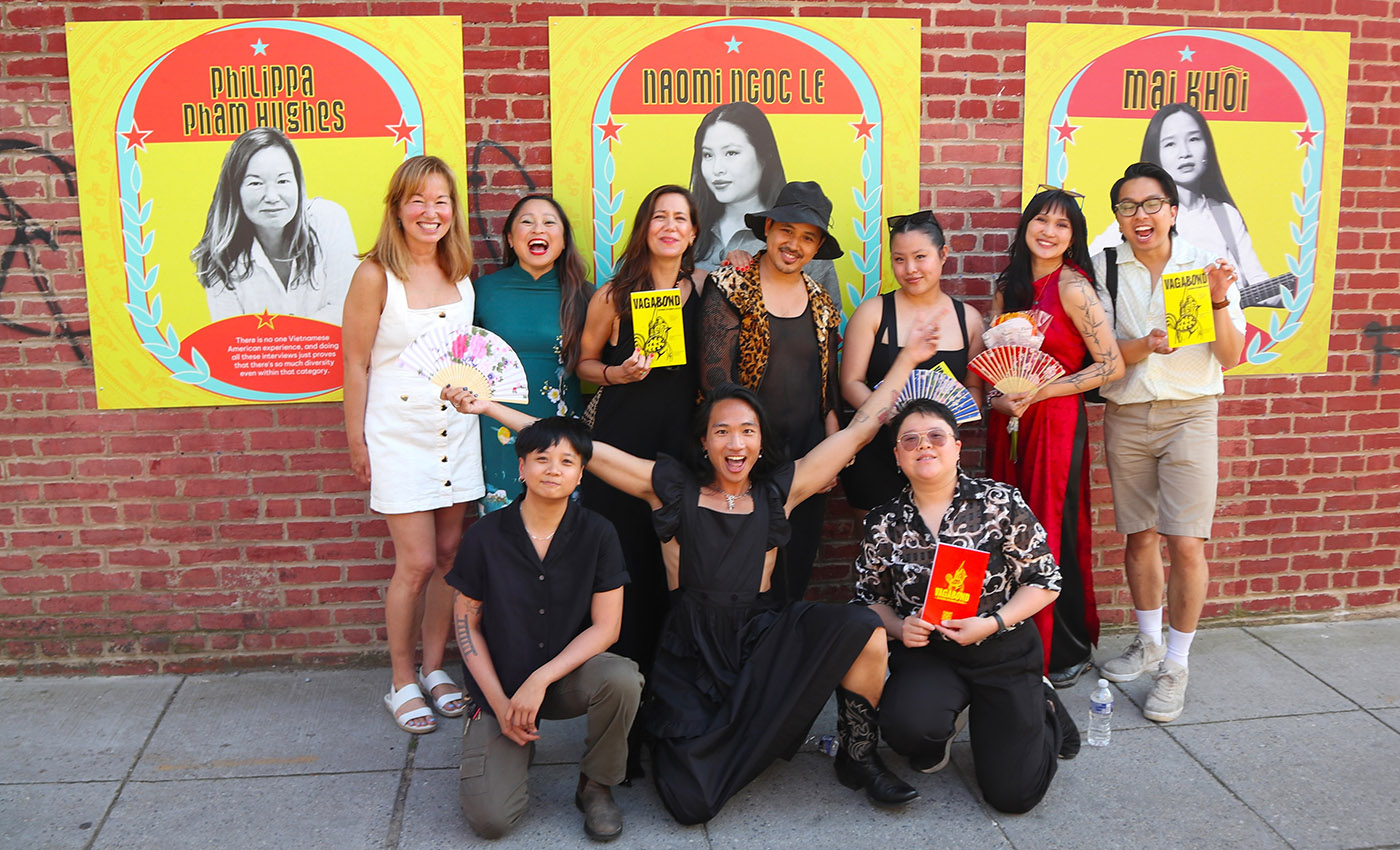 Vagabond zine launched at a Lost Origins Outside exhibition in 2024 | Photo by Ashley Jaye Williams