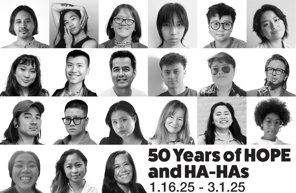 50 Years of HOPE and HA-HAs Vietnamese American Art Exhibition horizontal graphic