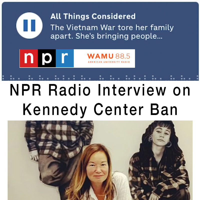 NPR All Things Considered radio interview about our Kennedy Center Ban