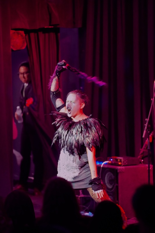 Ant Honey drag performance whipping pony tail | Photo by Hai Thai