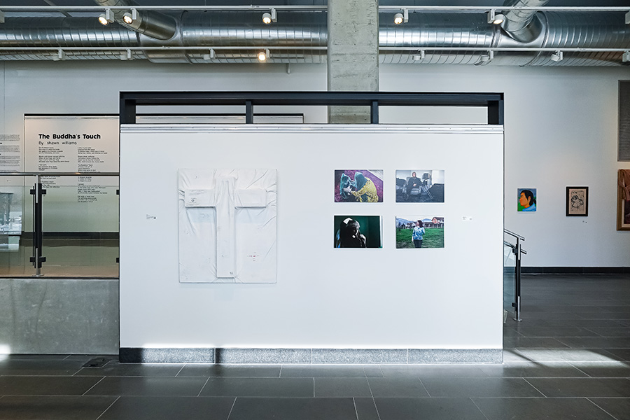 Khoi Le and Valerie Plesch at DC Commission on the Arts and Humanities Gallery - Photo by Albert Ting