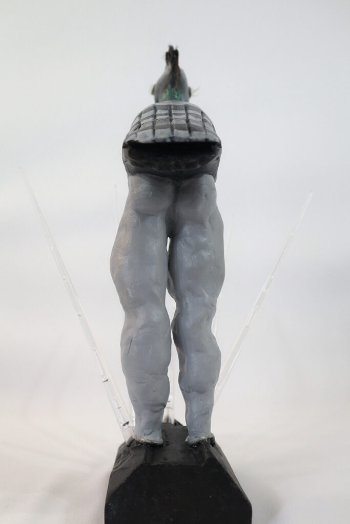 Pigeon Legs (2023) back by the Model Mutiny Art Collective