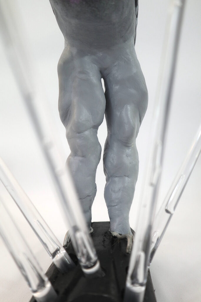 Pigeon Legs (2023) legs detail by the Model Mutiny Art Collective