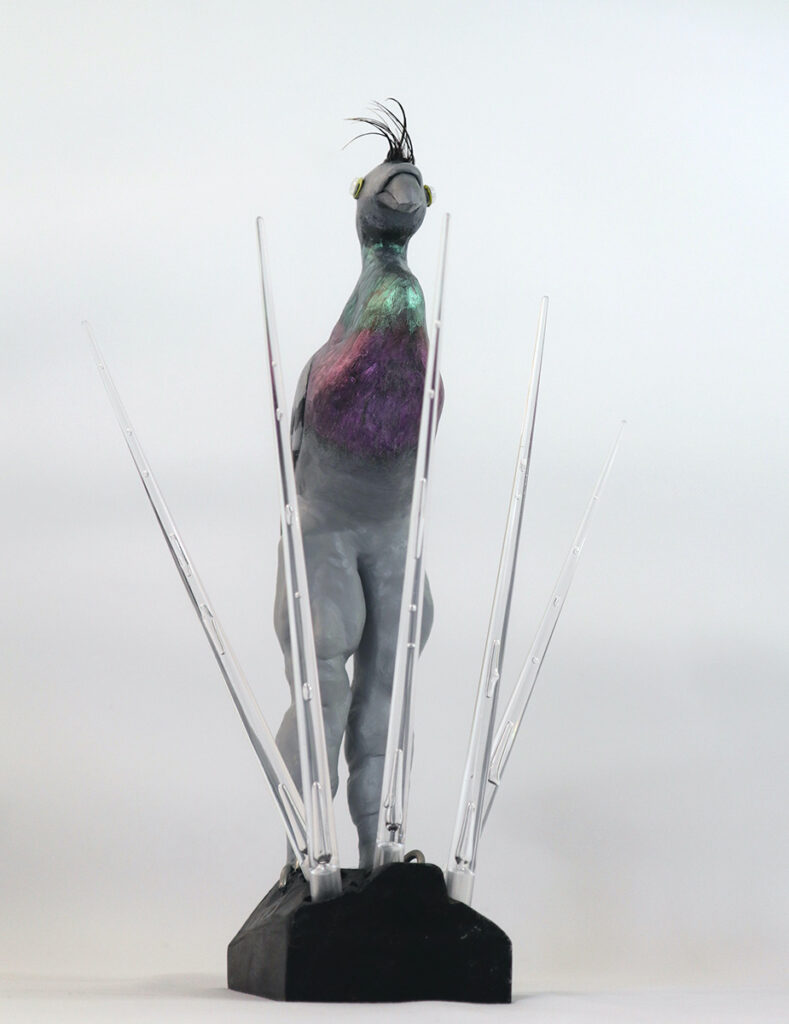 Pigeon Legs (2023) front by the Model Mutiny Art Collective