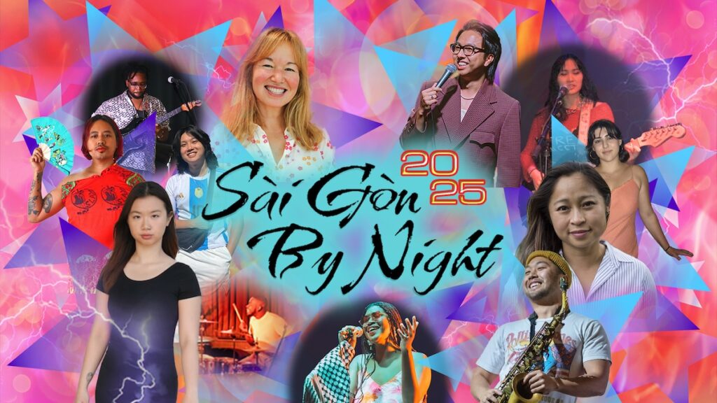 Sài Gòn By Night graphic by Sophie Nguyen