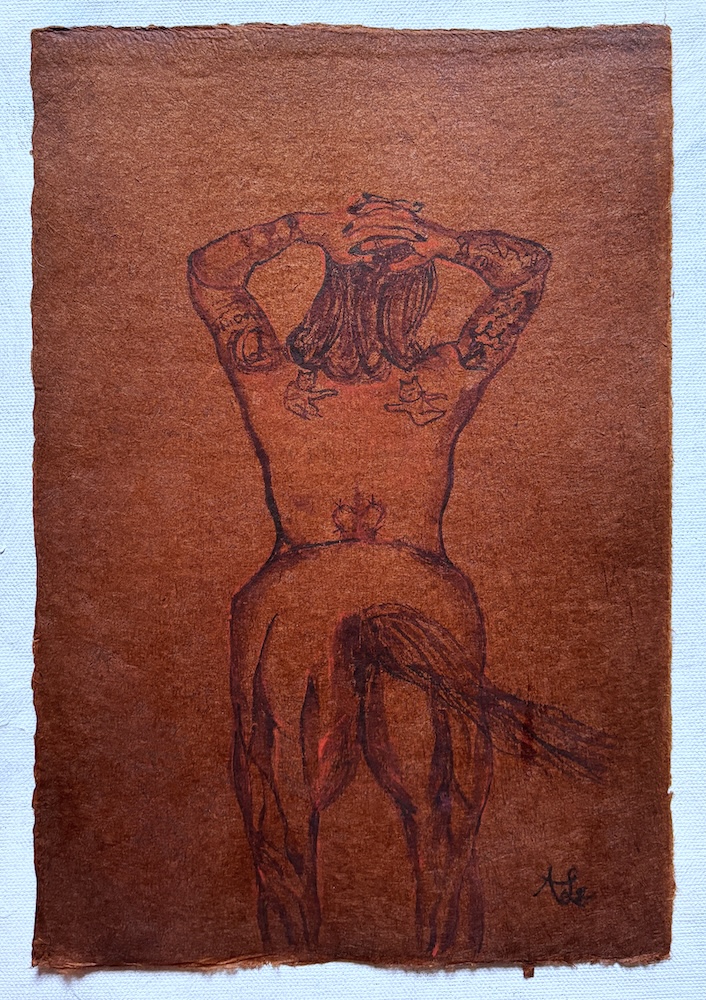 Fire Horse (2026) by Anthony Le with paper edge