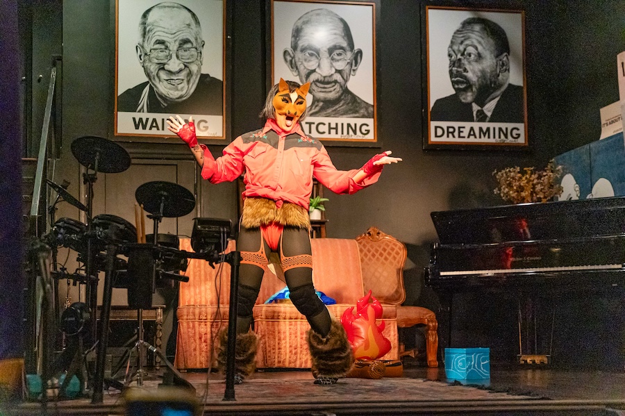 Fire (Horse) and Ice at Busboys and Poets (2026) | Photo by Praddy Banerjee