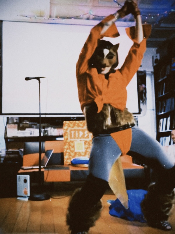 Ant Honey dancing at Fantom Comics Fire Horse drag performance on April 11, 2026